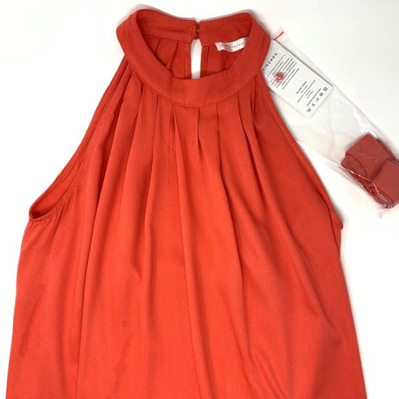 Kirundo Summer Halter Neck Sleeveless Mini Dress Loose‎ Tank Women's Size Small - Picture 5 of 7